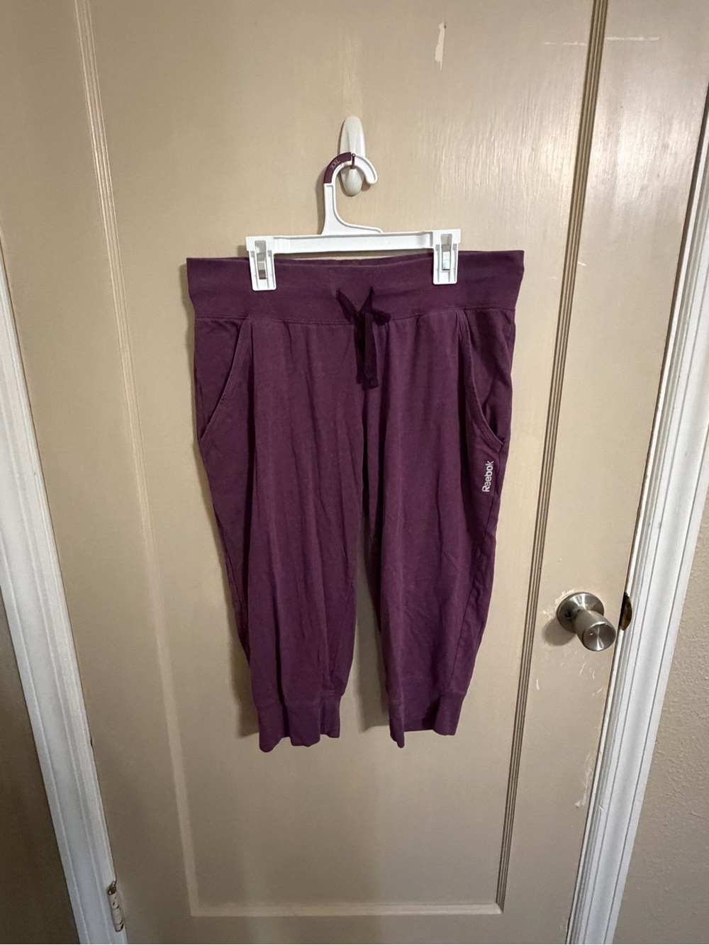Reebok Plum Purple Women's Jogger Capris
